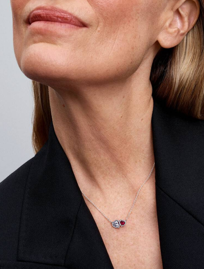 Pandora Collana Doppi Cuori