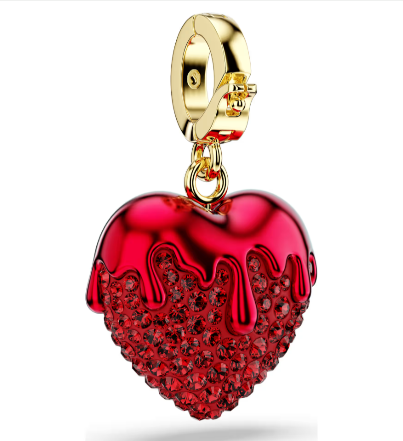 Swarovski 5742994 Charm Idyllia Cuore, Rosso SW004100