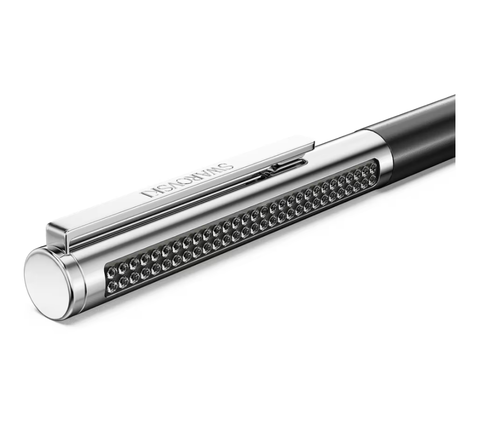 Swarovski 5760146 Penna a sfera Matrix Tennis Laccato nero, cromato SW004376