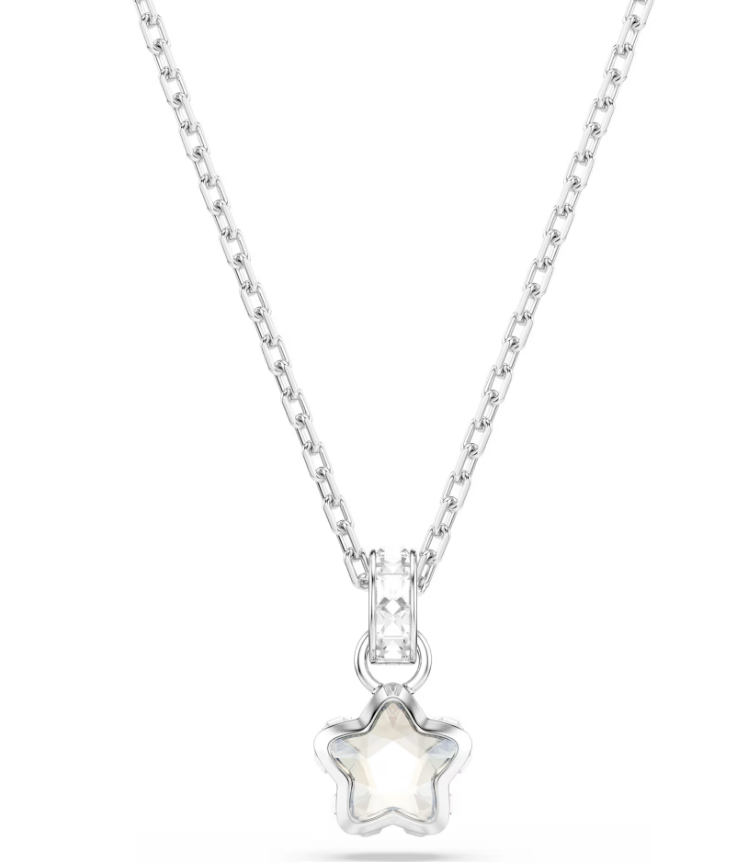 Swarovski 5759678 Pendente Chroma Taglio misto, Stella Bianco SW004558