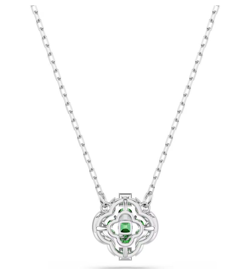 Swarovski 5757785 Pendente Una Angelic Taglio misto Verde Placcato rodio SW004320