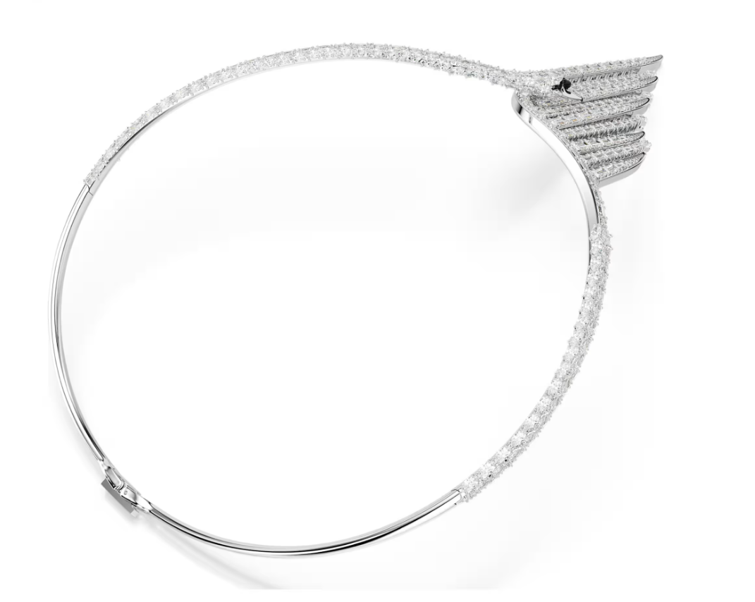 Swarovski 5757502 Collana Vienna Taglio misto Cigno Bianca Placcato rodio SW004541