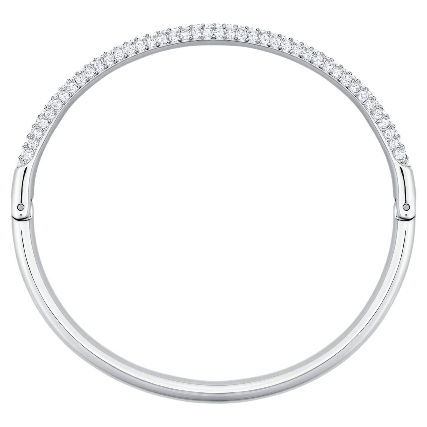 Swarovski 5032845 Rigid bracelet Stone White, Rhodium plated SIZE S