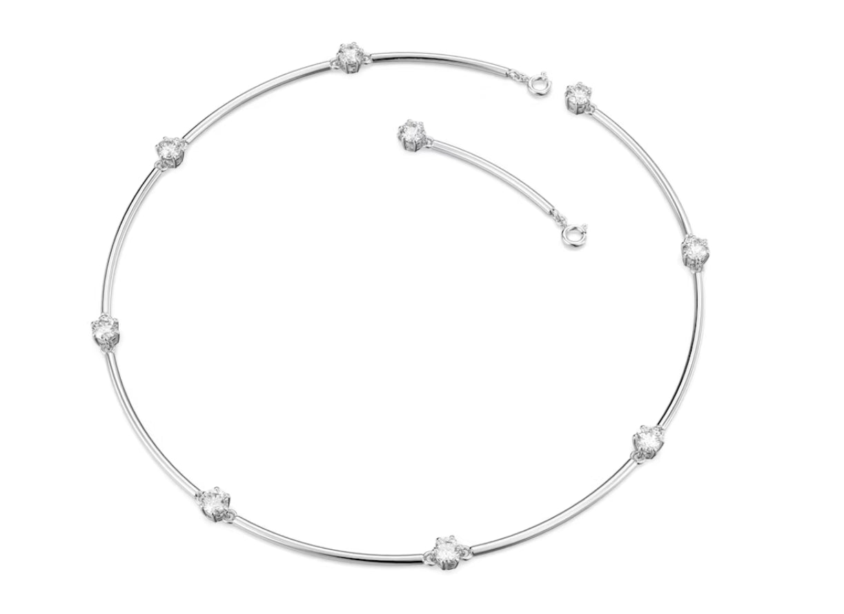 Swarovski 5638699 Constella Necklace Round cut White Rhodium plated