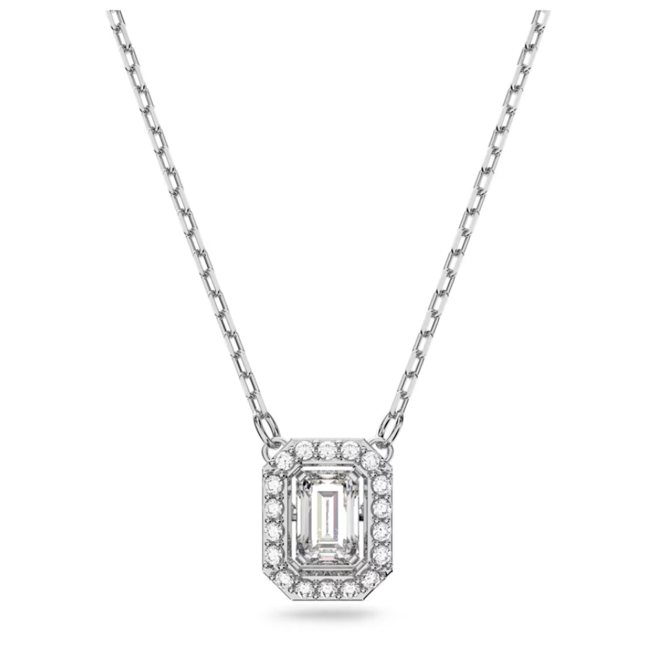 Swarovski 5599177 Pendente Millenia Taglio Ottagonale Bianco Placcato Rodio