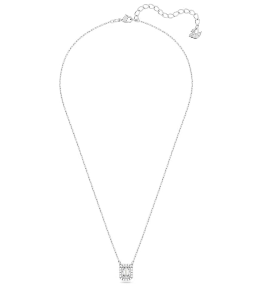 Swarovski 5599177 Pendente Millenia Taglio Ottagonale Bianco Placcato Rodio