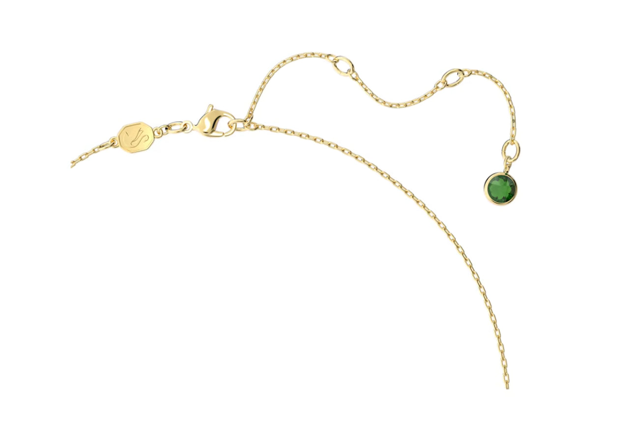 Swarovski 5640256 Collana Orbita Taglio ottagonale Multicolore Placcato Oro