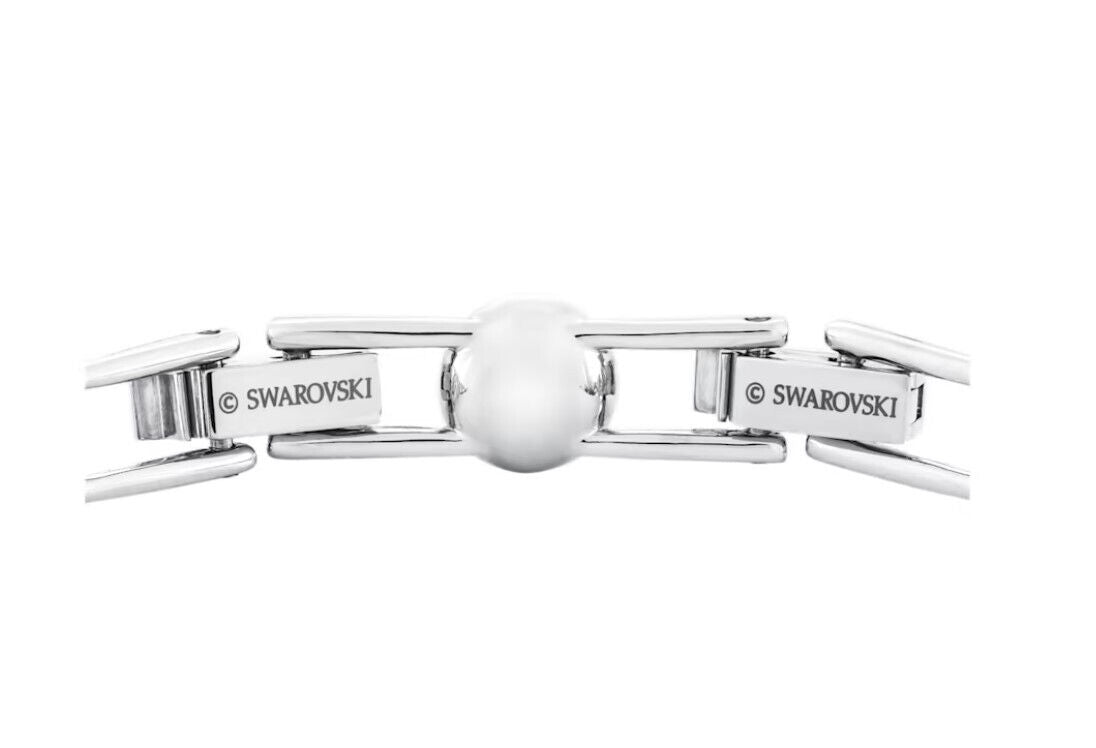 Swarovski 5071173 Angelic Round Armband, weiß, rhodiniert