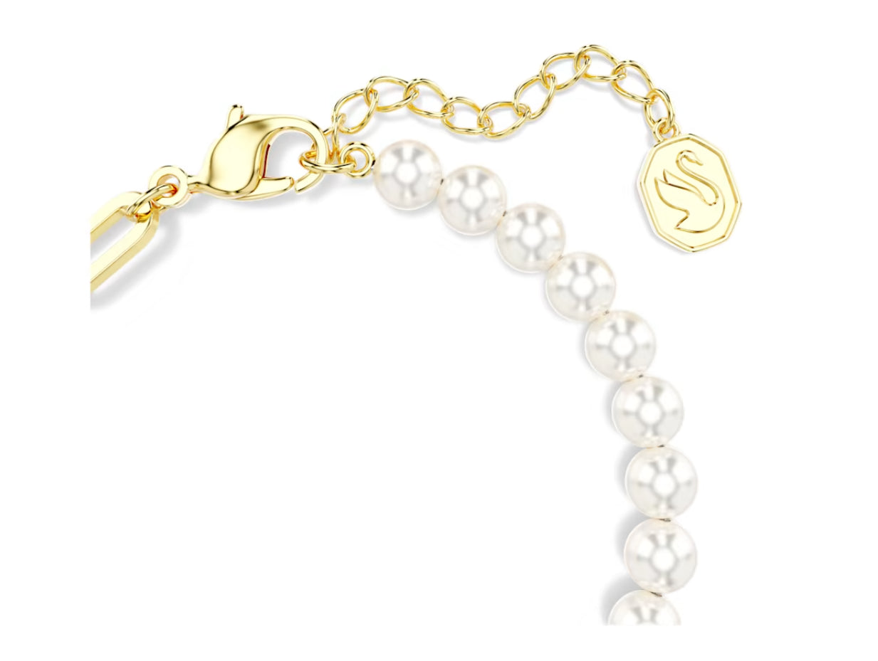 Swarovski 5669167 vergoldetes grünes Teddybär-Armband