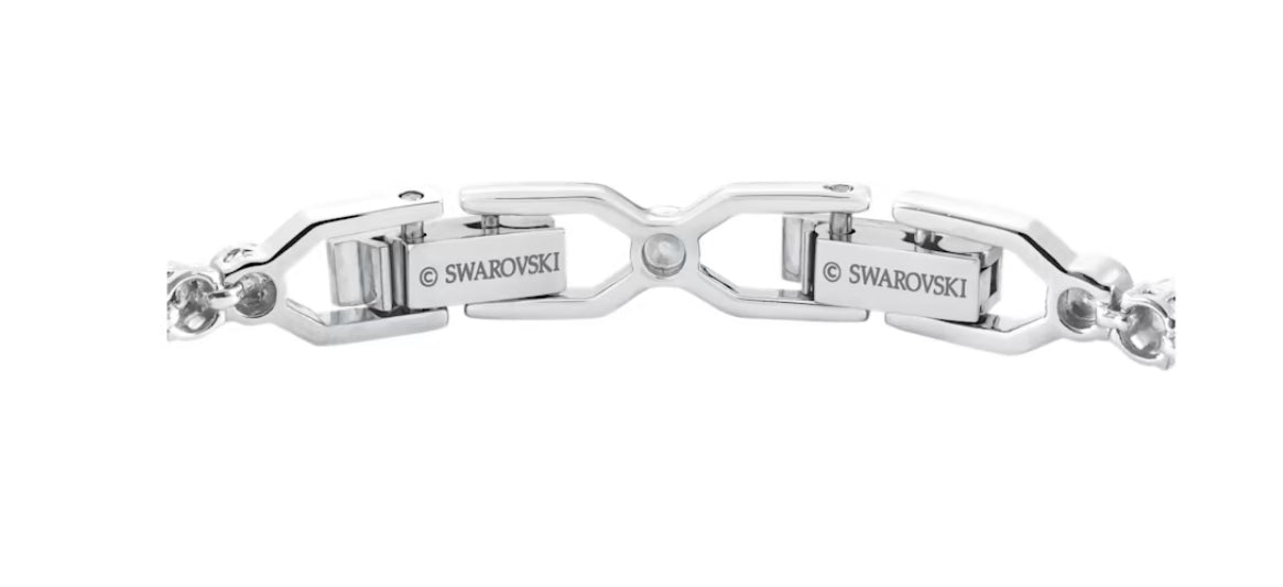 Swarovski 1808960 Emily Bracelet Round Cut White Rhodium Plated