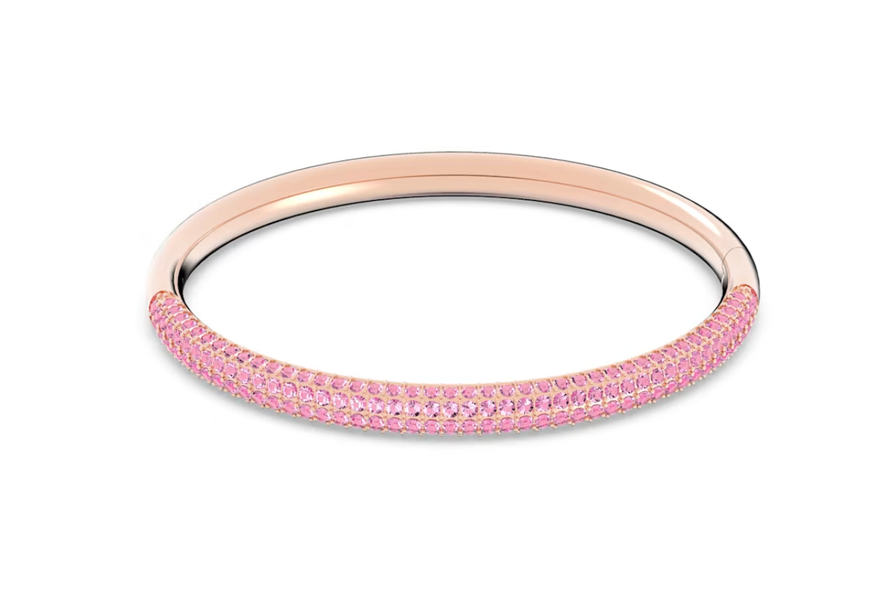 Swarovski 5642915 Stone Pink Armreif. Roségoldfarbenes Finish