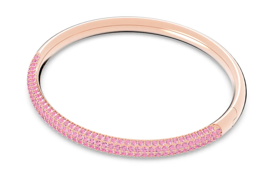 Swarovski 5642915 Stone Pink Armreif. Roségoldfarbenes Finish