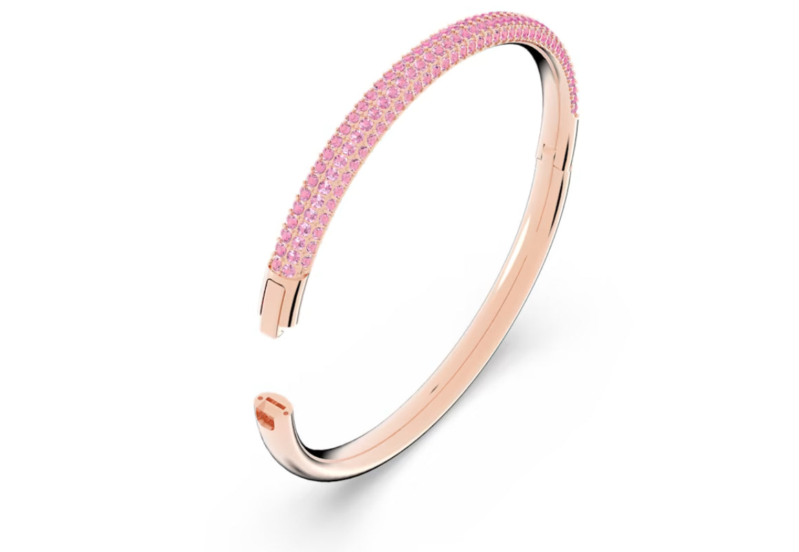 Swarovski 5642915 Stone Pink Armreif. Roségoldfarbenes Finish