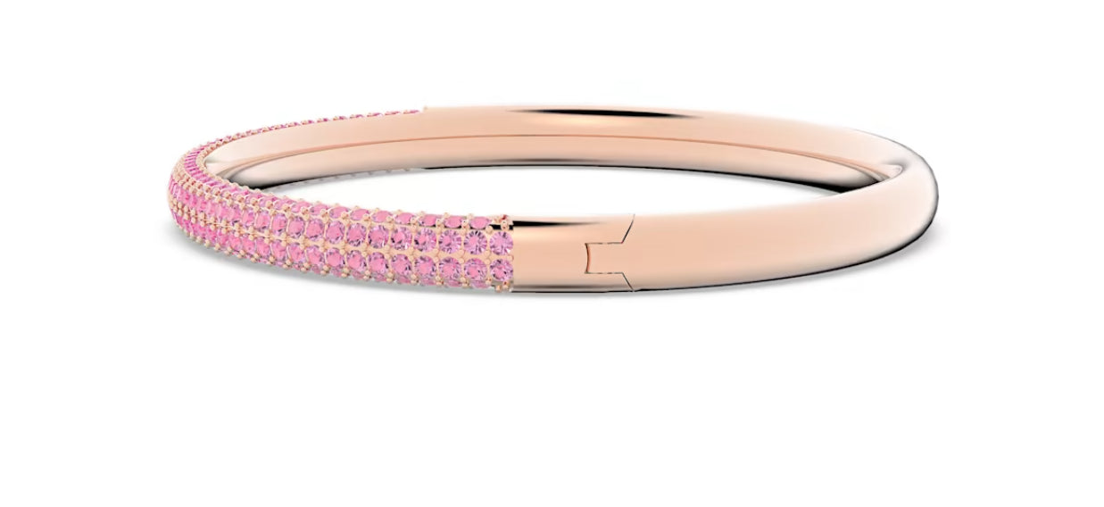 Swarovski 5642915 Stone Pink Armreif. Roségoldfarbenes Finish