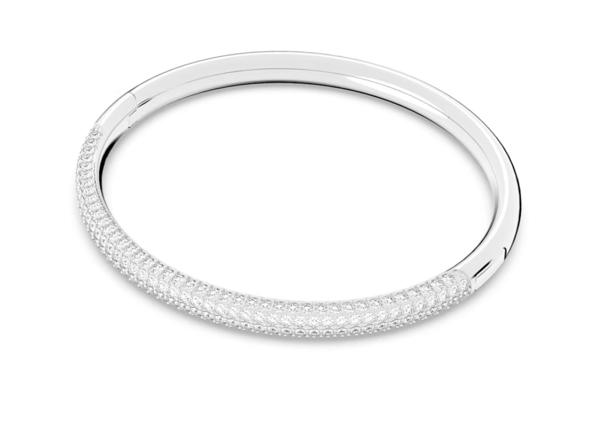 Swarovski 5184515 Stone White Stainless Steel Bangle
