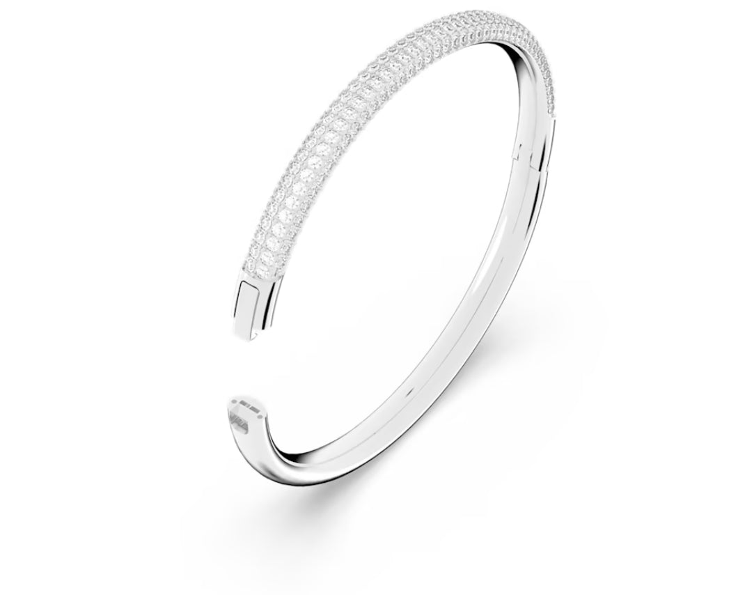Swarovski 5184515 Stone White Stainless Steel Bangle