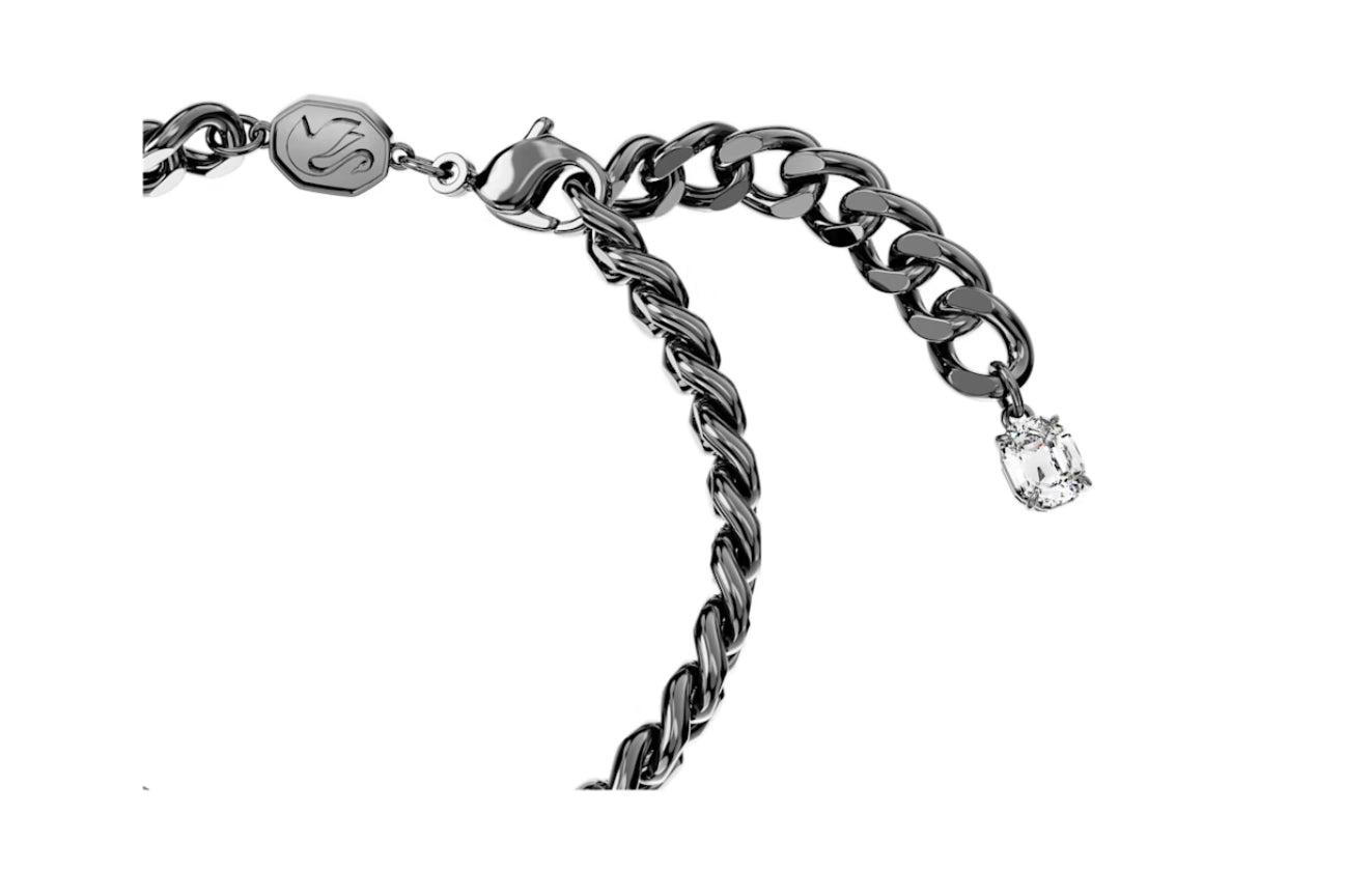 Swarovski 5671250 Millenia Bracelet Octagonal Cut Blue Ruthenium Plated