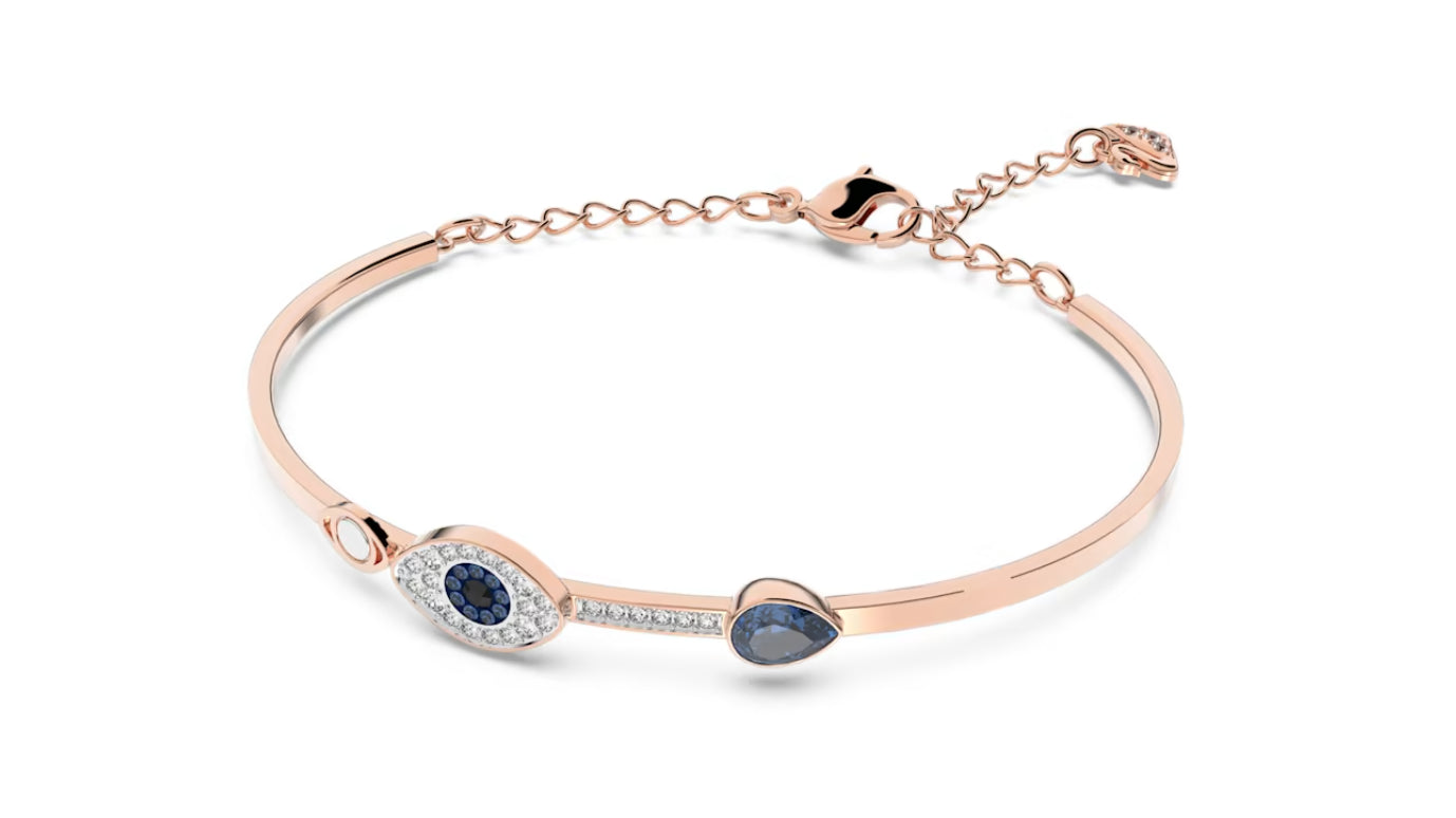 Swarovski 5171991 Symbolic Evil eye rigid bracelet Blue Mix of finishes