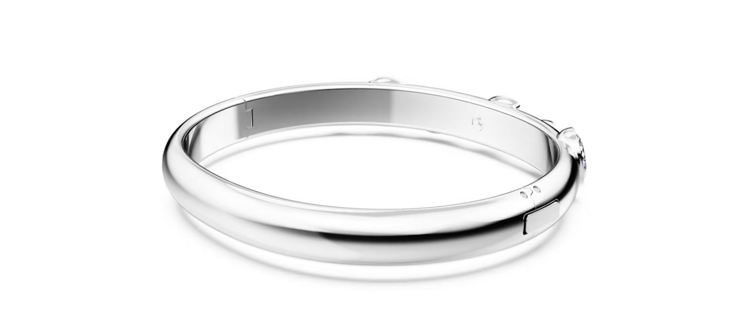 Swarovski 5671195 Dextera rigid bracelet Mixed cut White Rhodium Plated