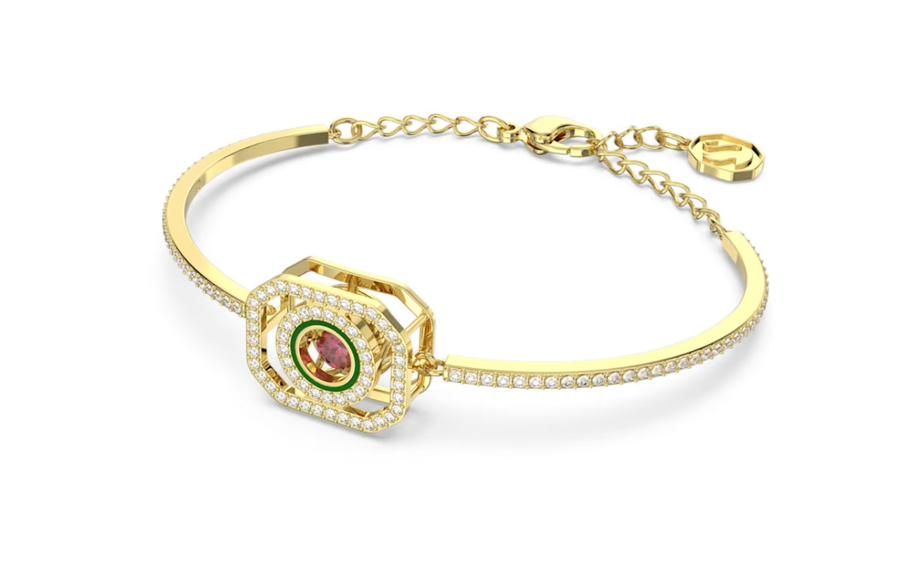 Swarovski 5647991 Alea Multicolor Gold Plated Bangle
