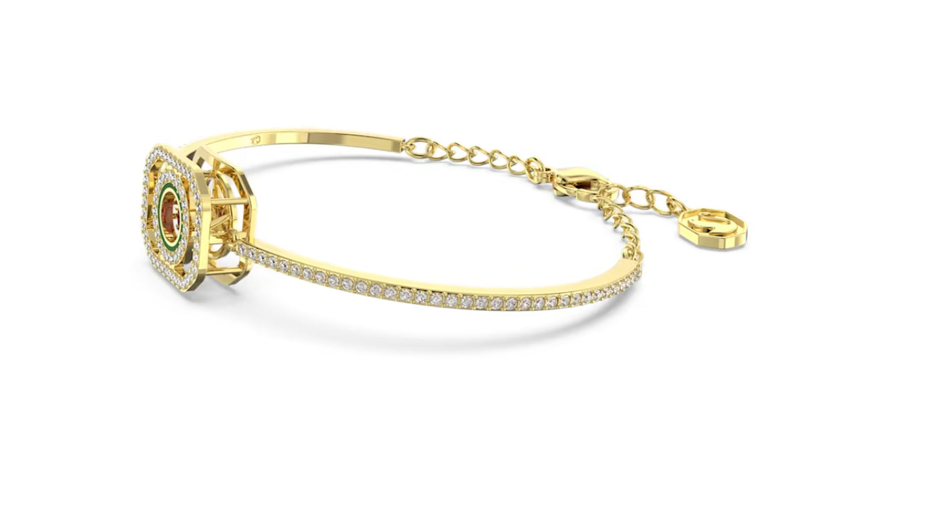 Swarovski 5647991 Alea Multicolor Gold Plated Bangle