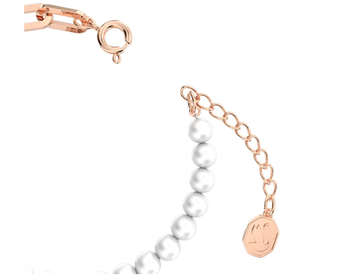 Swarovski 5645461 Pave Star Armband weiß rosévergoldet