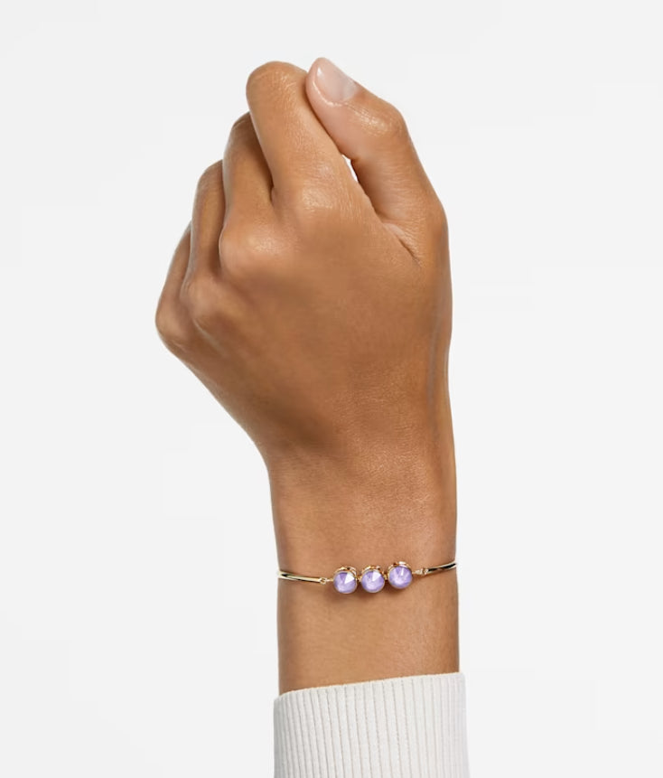 Swarovski 5640259 Braccialetto Orbita Taglio tondo Multicolore Placcato Oro