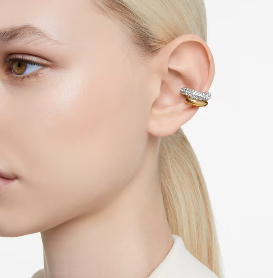 Swarovski 5668808 weiß vergoldeter Dextera-Ohr-Manschetten-Ohrring