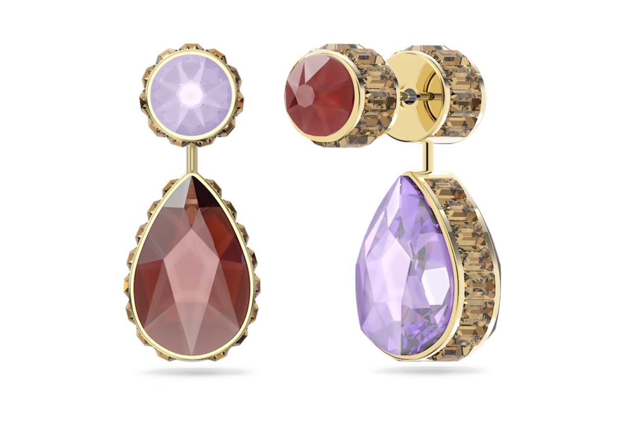Swarovski 5600523 Orecchini pendenti Orbita Design asim. Taglio Drop Multicolore