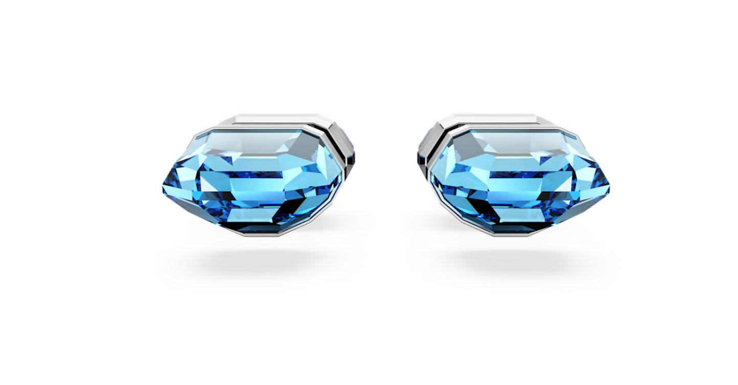 Swarovski 5626606 Lucent Blue Rhodinierte Ohrstecker