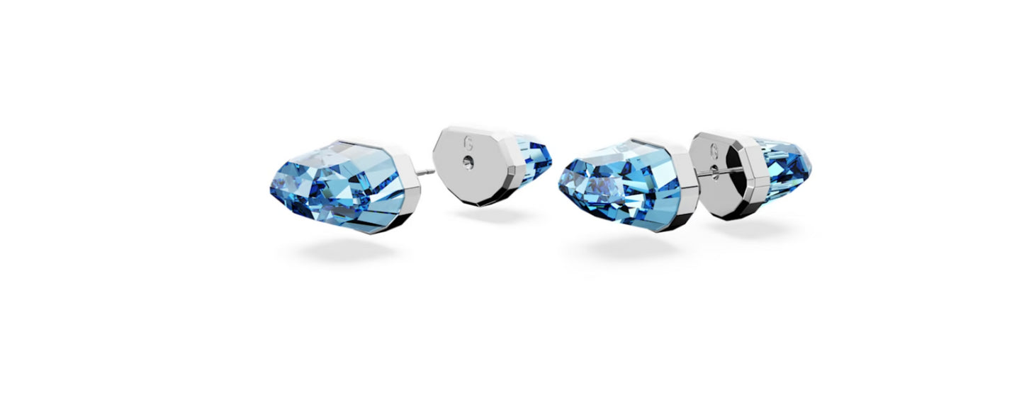 Swarovski 5626606 Lucent Blue Rhodinierte Ohrstecker