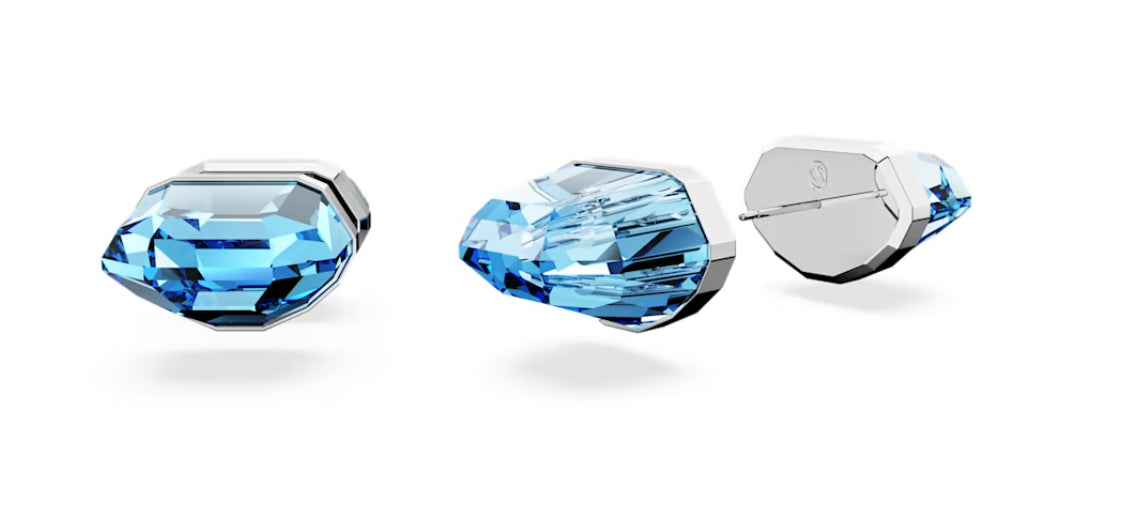 Swarovski 5626606 Lucent Blue Rhodinierte Ohrstecker