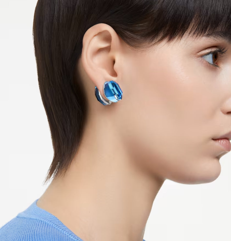 Swarovski 5626606 Lucent Blue Rhodinierte Ohrstecker
