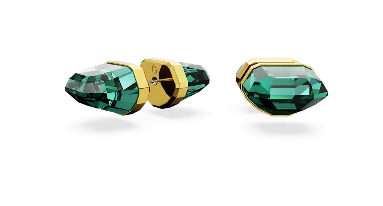 Swarovski 5626604 Lucent Green Ohrstecker vergoldet