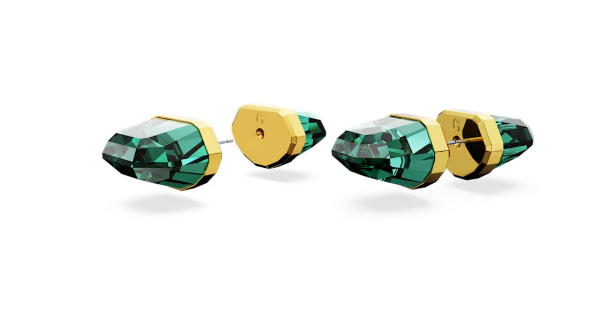Swarovski 5626604 Lucent Green Ohrstecker vergoldet