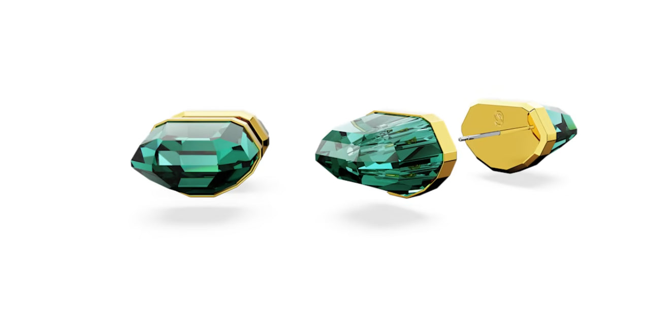 Swarovski 5626604 Lucent Green Ohrstecker vergoldet
