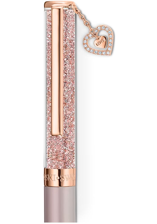 Swarovski 5527536 Crystalline Kugelschreiber Roségold Herz rosa lackiert Roségold