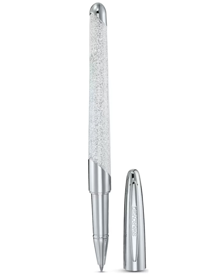 Swarovski 5534320 Crystalline Nova Tintenroller, silberfarben, Chrom