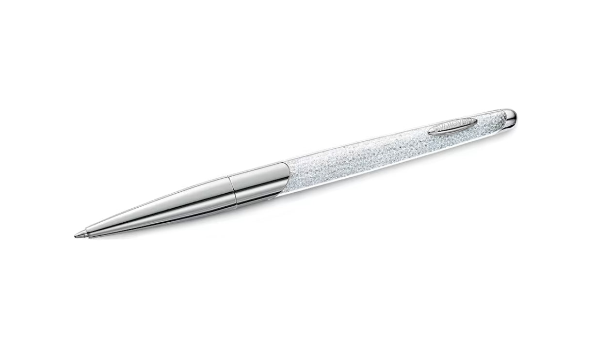 Swarovski 5534324 Crystalline Nova Kugelschreiber, silberfarben, Chrom