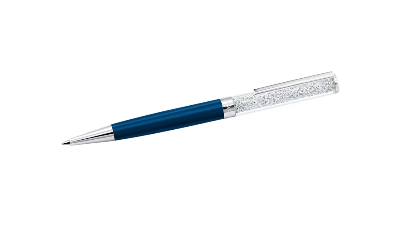 Swarovski 5351068 Crystalline Kugelschreiber Blau Lackiert blau Chrom