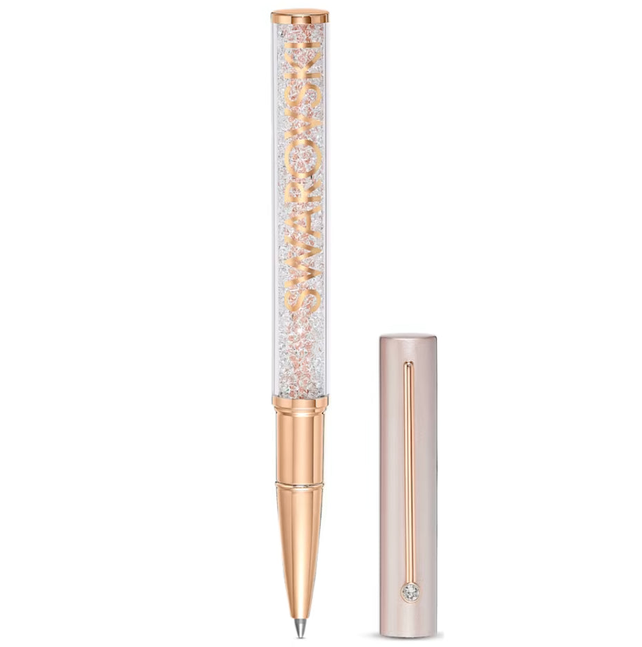 Swarovski 5568759 Crystalline Gloss Kugelschreiber, Roségoldton, rosa Lack