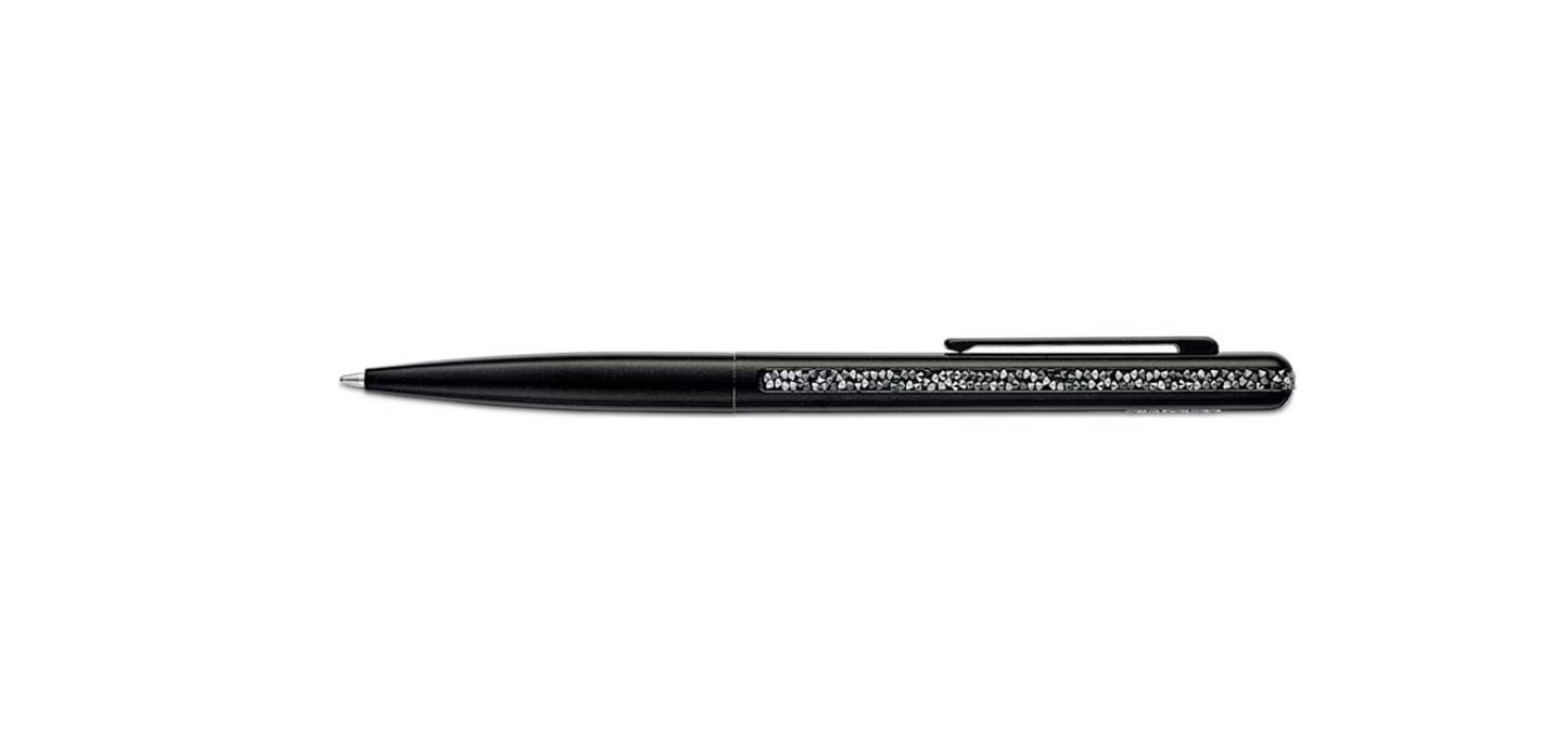 Swarovski 5595667 Crystal Shimmer Kugelschreiber, schwarz lackiert, Schwarz