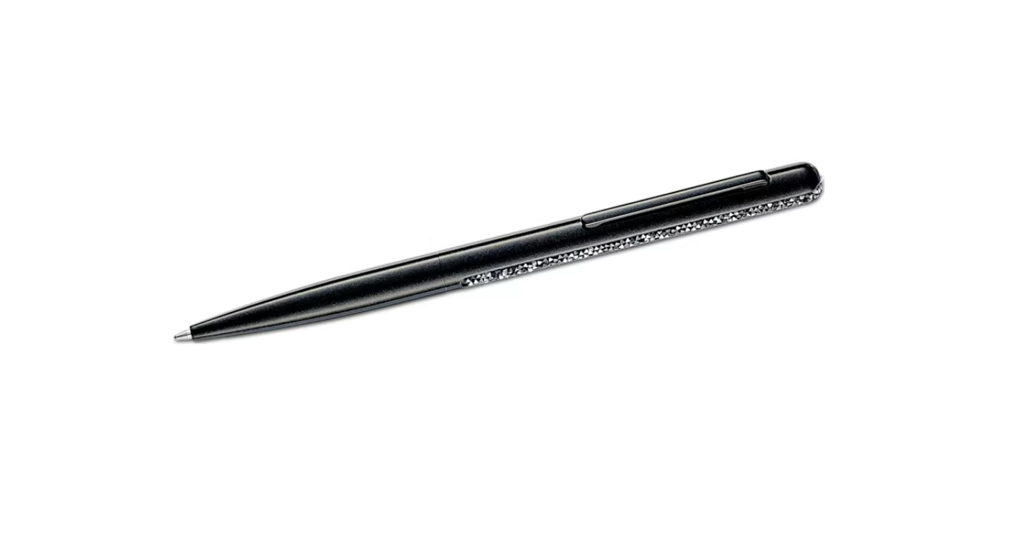 Swarovski 5595667 Crystal Shimmer Kugelschreiber, schwarz lackiert, Schwarz