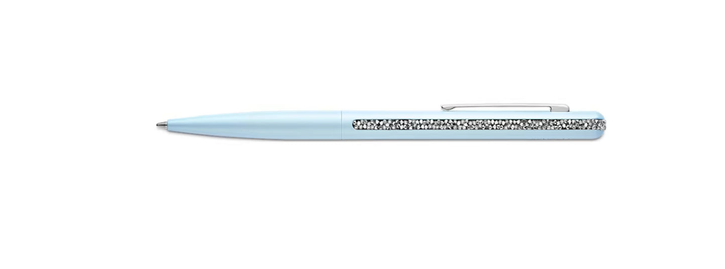 Swarovski 5595669 Crystal Shimmer Kugelschreiber, blau lackiert, blaues Chrom