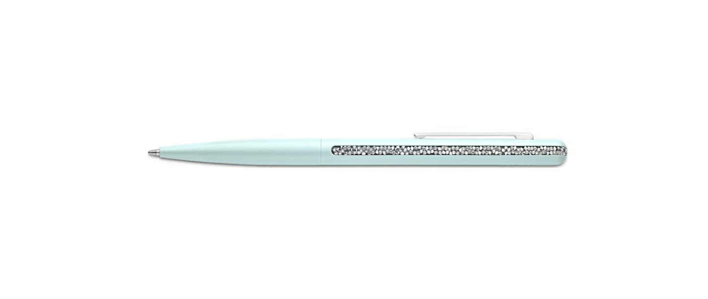 Swarovski 5595671 Crystal Shimmer Kugelschreiber, grün lackiert, grünes Chrom