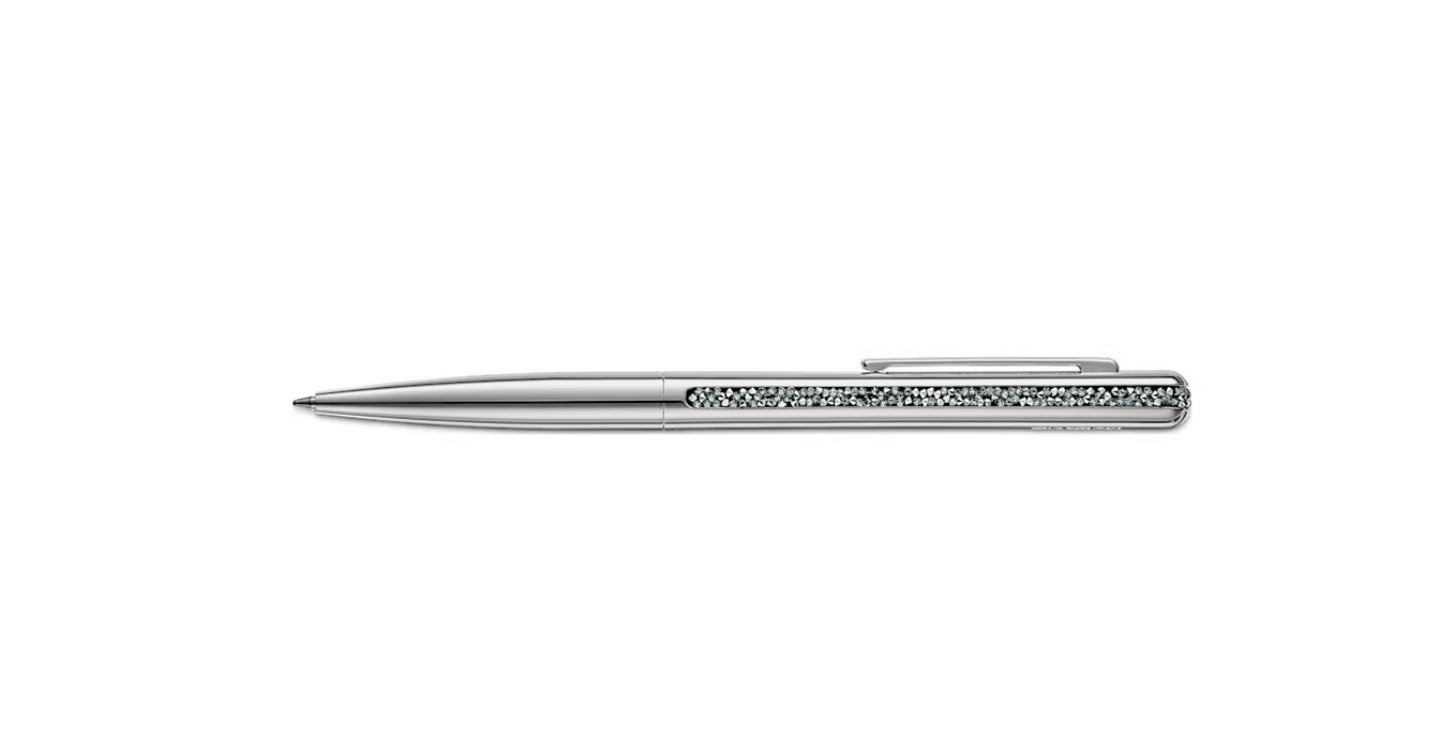 Swarovski 5595672 Crystal Shimmer Kugelschreiber, silberfarben, Chrom