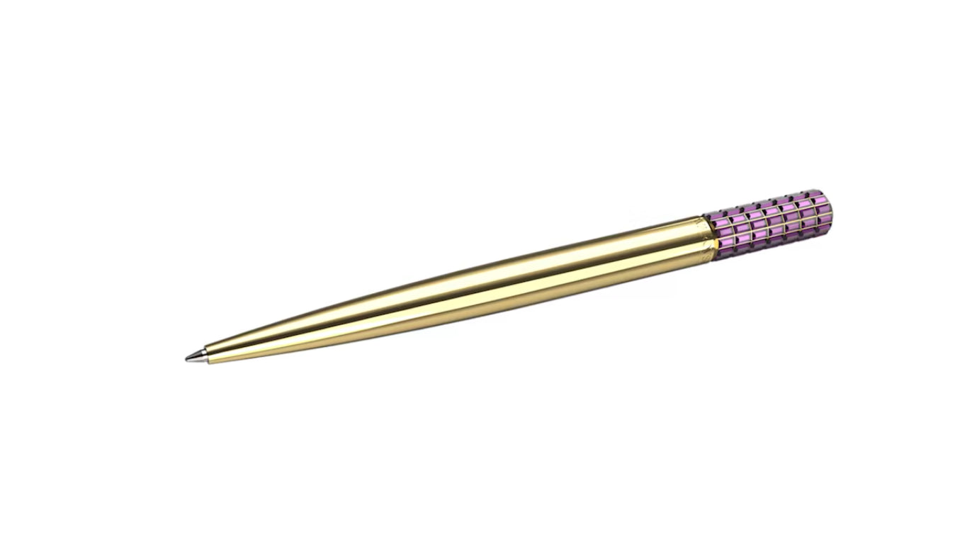 Swarovski 5618148 Kugelschreiber, violett vergoldet