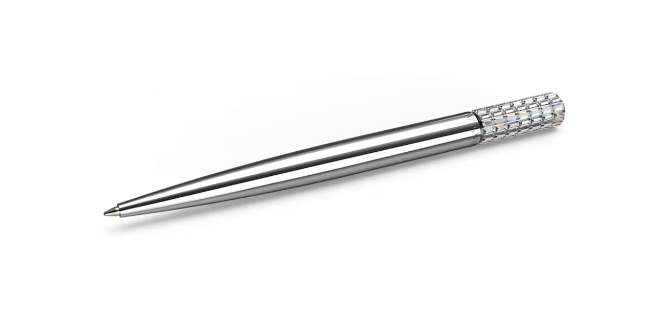 Swarovski 5617001 Kugelschreiber, silberfarben, Chrom