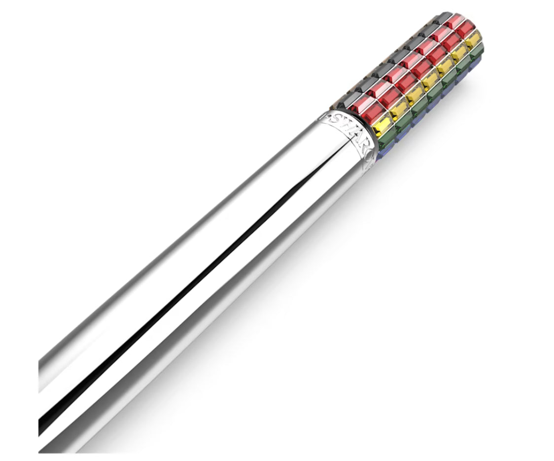 Swarovski 5637772 Mehrfarbiger Chrom-Kugelschreiber