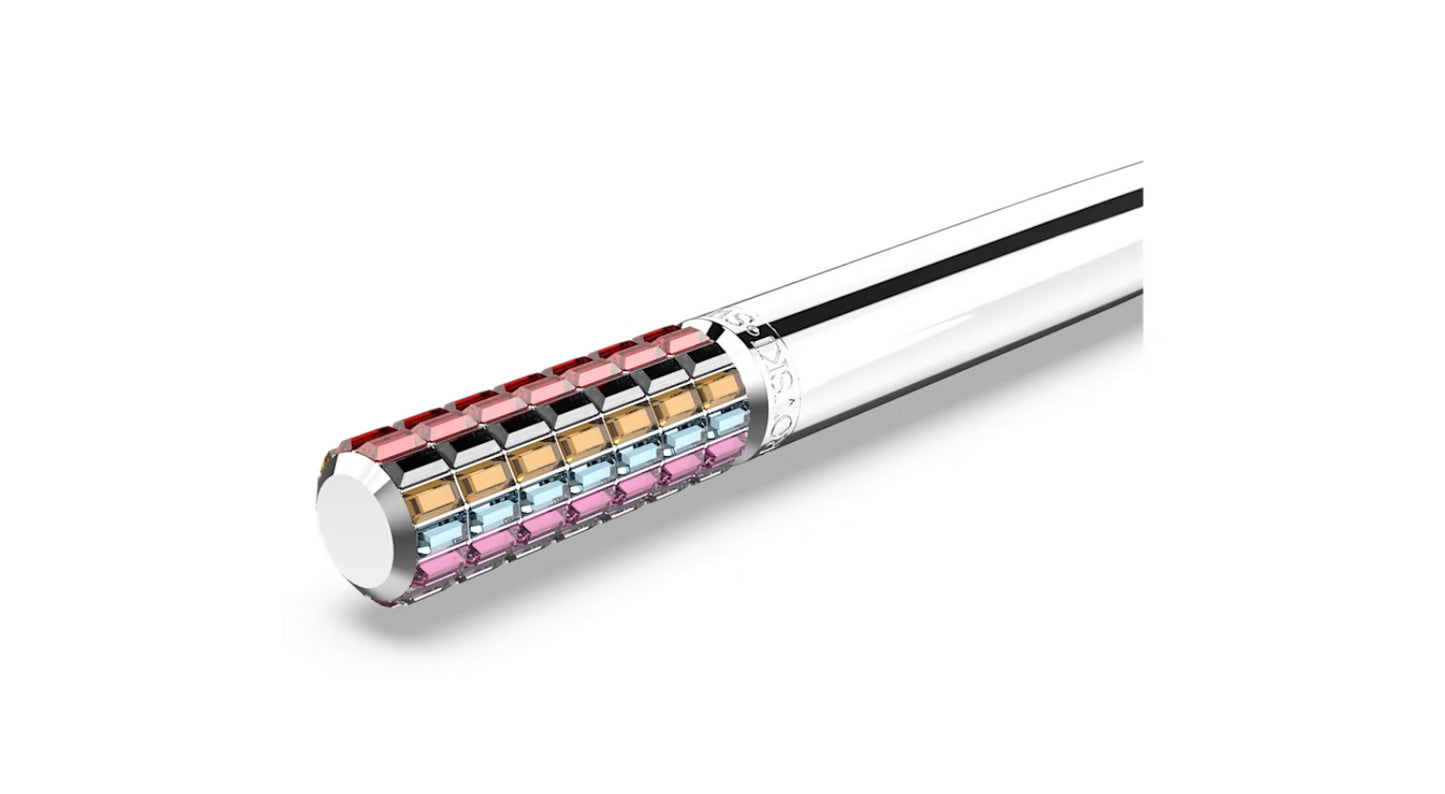 Swarovski 5637772 Mehrfarbiger Chrom-Kugelschreiber